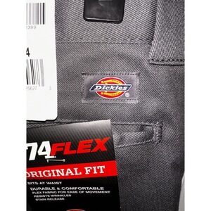 Dickies 874 Flex Original Fit Work Pants Charcoal Grey Men's 32x34